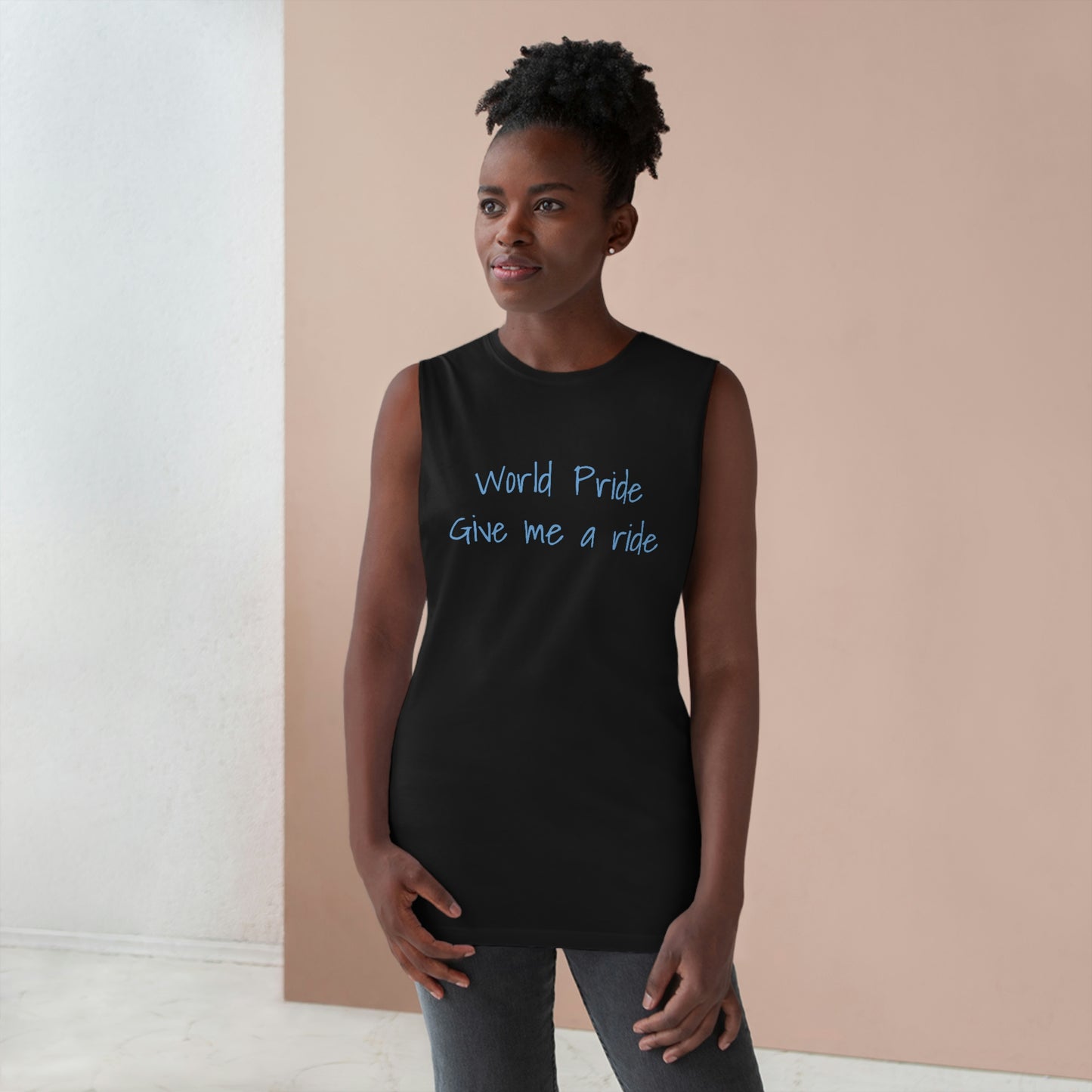 'World Pride Give Me A Ride' Unisex Tank