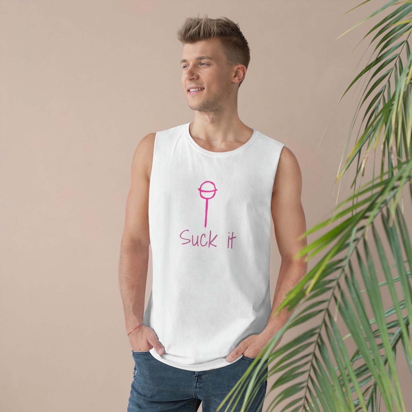 'Suck it' from the Ice Cream and Lollic*ck Collection Unisex Tank