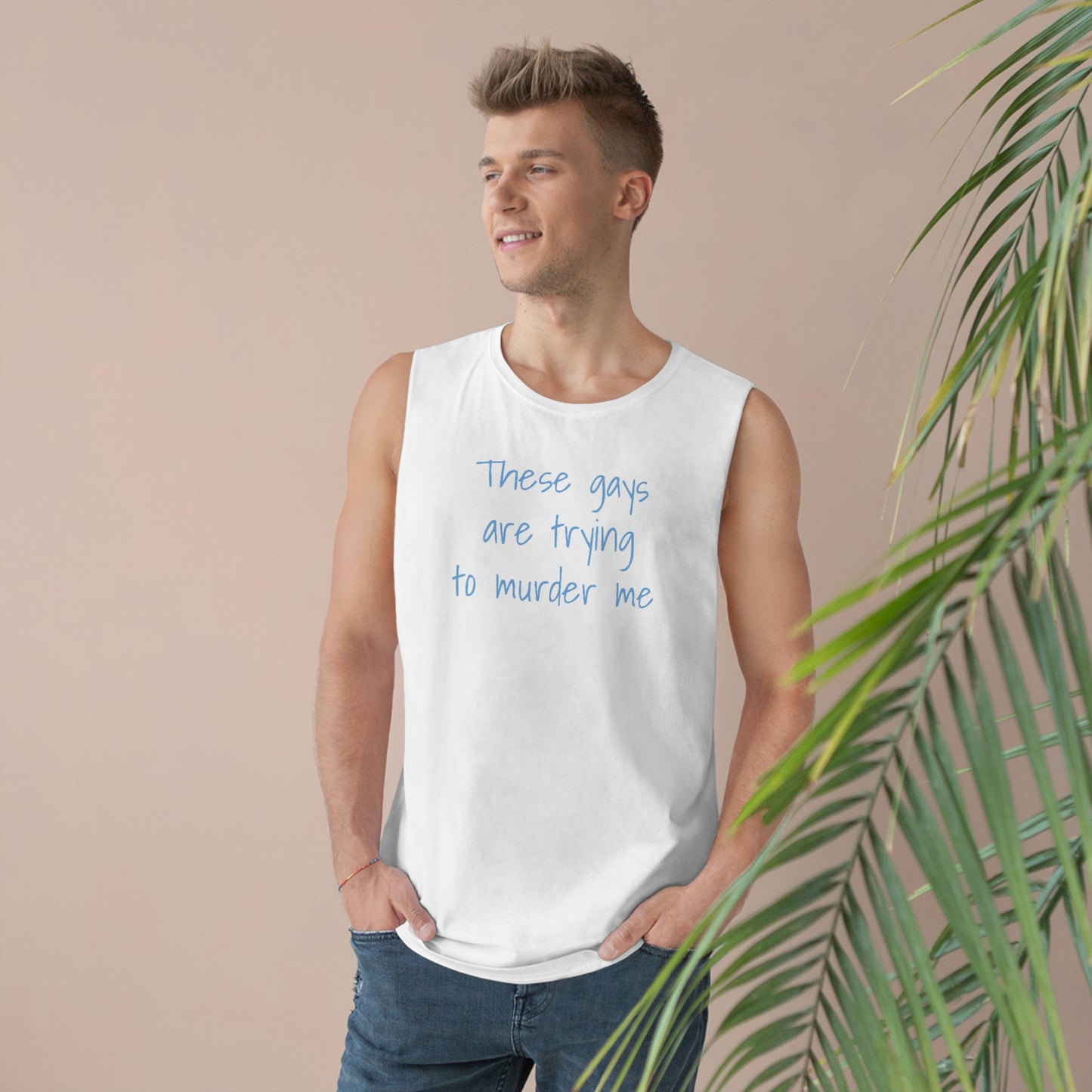 'These Gays Are Trying To Murder Me' - Coolidge Collection Unisex Tank