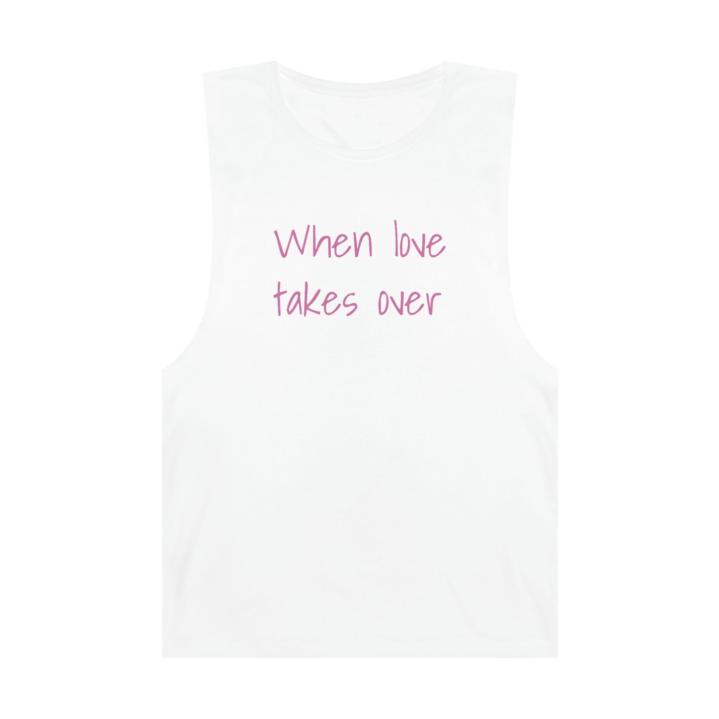 'When Love Takes Over' - The Lyric Collection Unisex Tank