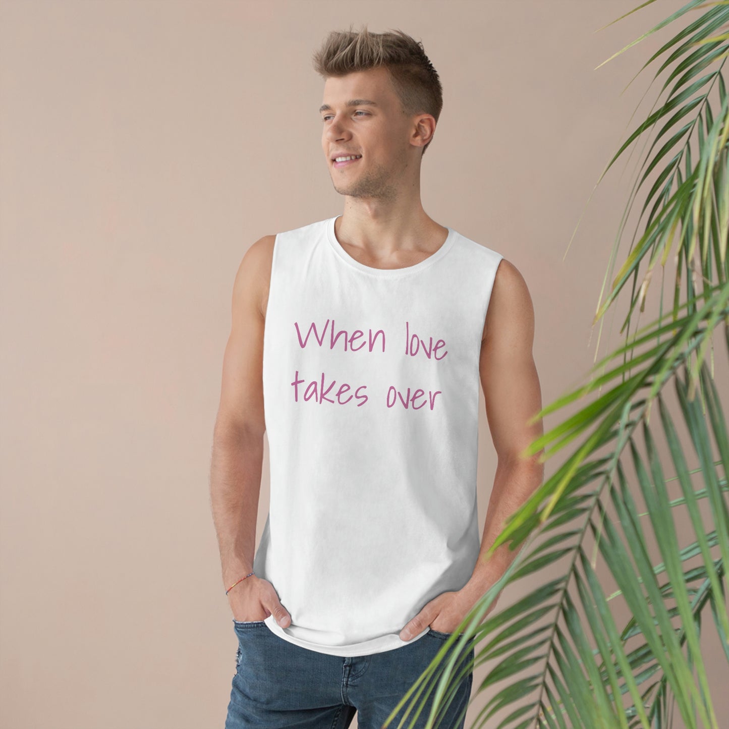 'When Love Takes Over' - The Lyric Collection Unisex Tank