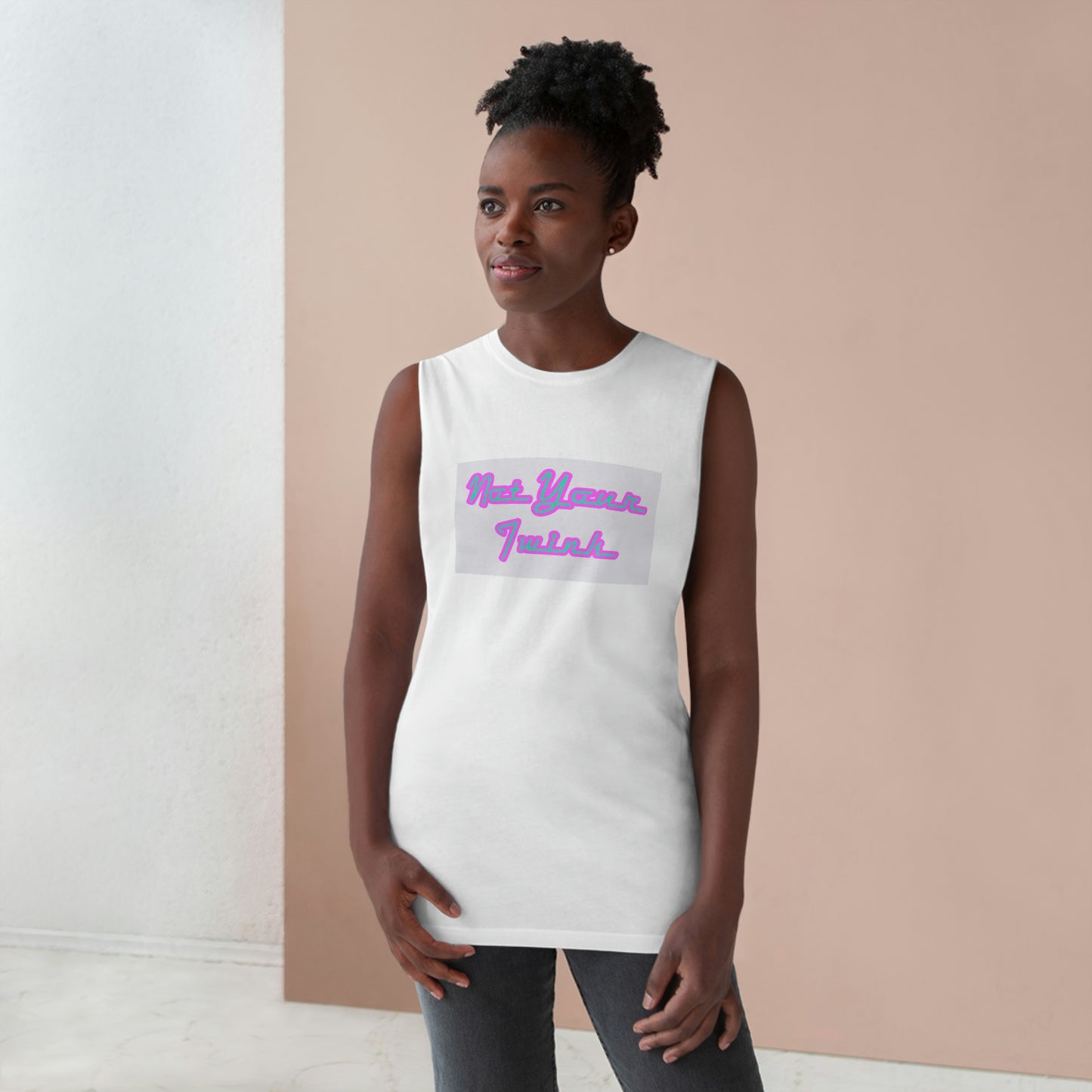 'Not Your Twink' Unisex Tank - Retro Font Collection