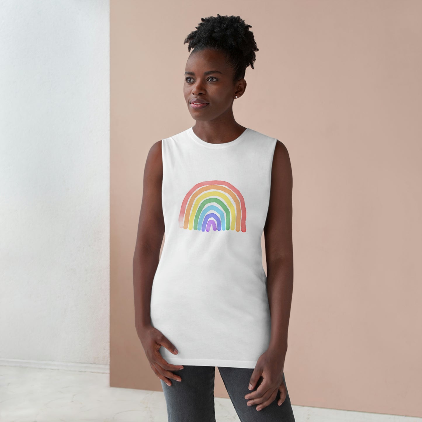 'Rainbow Watercolour' - World Pride Collection Unisex Tank