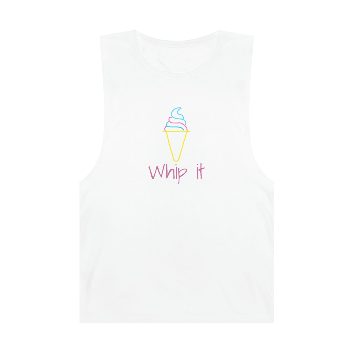 'Whip it' from the Ice Cream and Lollic*cks Collection Unisex Tank