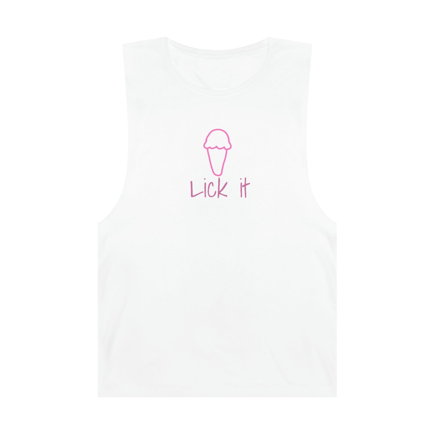 'Lick it' from the Ice Cream and Lollic*cks Collection Unisex Tank